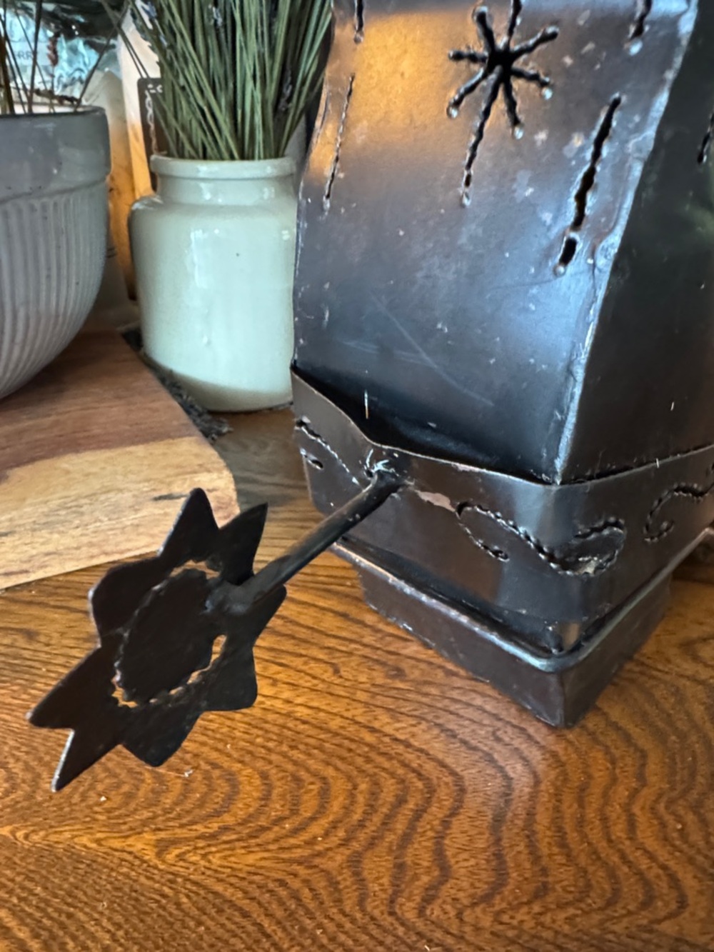 KARL VIDSTRAND Metal Southwest Cowboy Candle Holder Boot Decor w/candles &votive - Picture 9 of 13